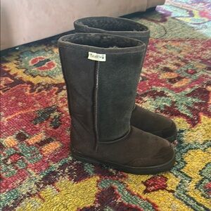 BearPaw Dark Brown Winter Boots